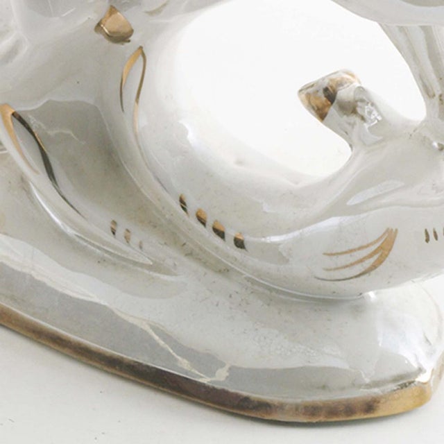 Porcelain and Ceramic Horse Group by Aldo Tura, 1950s For Sale - Image 4 of 6