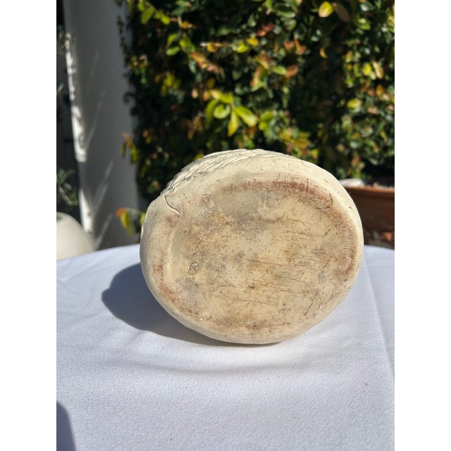 Vintage Ivory Studio Pottery Vase For Sale - Image 13 of 17