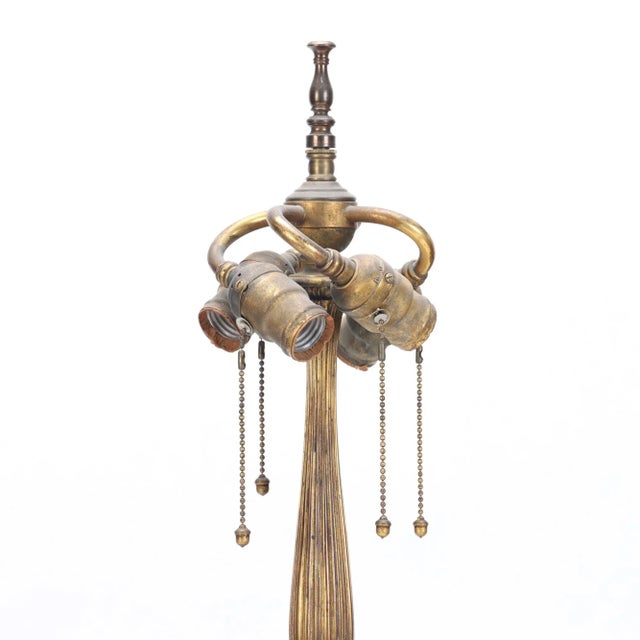 Silver An Antique Silver and Bronze Floor Lamp by Edward F. Caldwell & Co. For Sale - Image 8 of 12