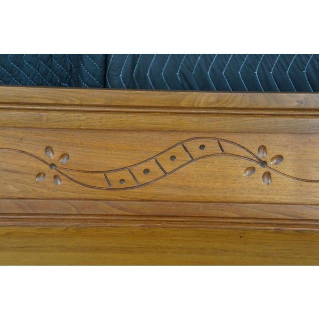 Antique Victorian Eastlake Carved Oak Parlor Cabinet Washstand Commode Chest 30" For Sale - Image 4 of 18