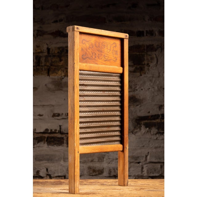 1930s Busy Bee No. 16 Wood Washboard Chairish