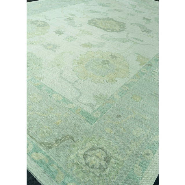 Turkish Turkish Oushak Rug 12'10" x 18'3" #19248 For Sale - Image 3 of 8