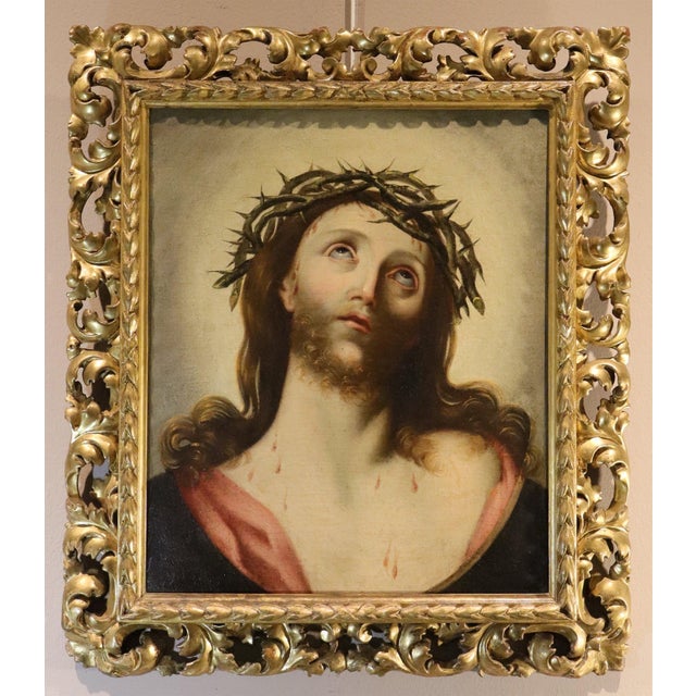 Guido Reni, Ecce Homo, 1660, Oil on Canvas For Sale - Image 7 of 15