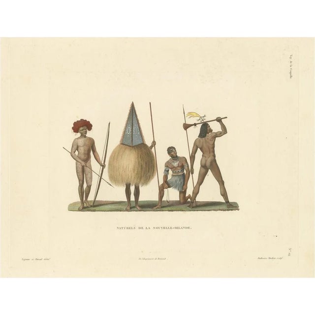 Duperrey, Natives of New Ireland, Print For Sale