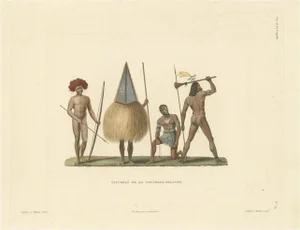 Duperrey, Natives of New Ireland, Print