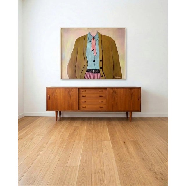 Wood Vintage Danish Sideboard in Teak, 1960s For Sale - Image 7 of 7
