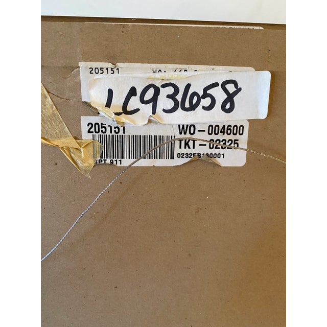 Wood Vintage Floral Lithograph Still Life For Sale - Image 7 of 8