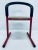 Red Postmodern Amisco Chair or Stool With Foam Back For Sale - Image 8 of 11