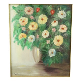 M. Ittesor, Still Life, 20th Century, Oil on Canvas, Framed For Sale