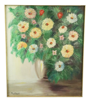 M. Ittesor, Still Life, 20th Century, Oil on Canvas, Framed