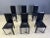 Black Leather Dining Chairs from De Couro, Brazil, 1980s, Set of 6 For Sale - Image 4 of 9