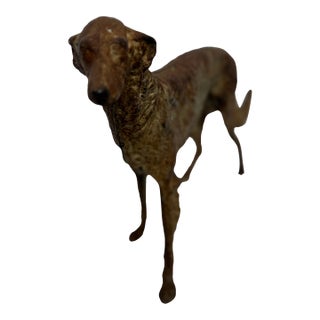 1920s Unique Cast Iron Hubley Borzoi For Sale