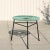 Sea green centro stool by ok design dimensions: d 42 x h 42 cm. Materials: powder-coated metal, pvc cord.