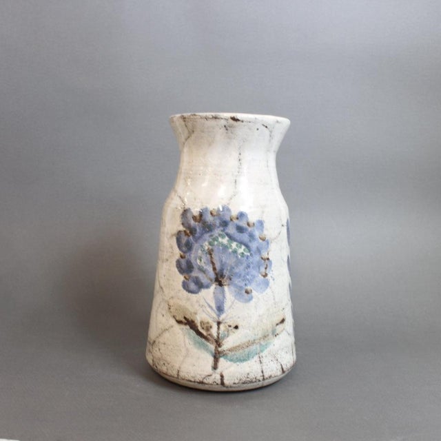 1960s Vintage French Ceramic Vase by Gustave Reynaud for Le Mûrier, 1960s For Sale - Image 5 of 16