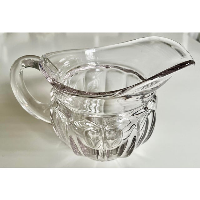 Traditional Vintage Heisey Crystal 'Colonial Panel' 9" Pitcher For Sale - Image 3 of 11