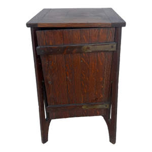 The Lakeside Craft Shops Art & Crafts Misson Oak Smoking Stand