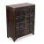 20th Century Vacuum Cabinet in Dark Wood For Sale - Image 4 of 9