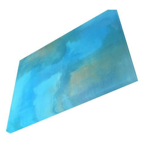 GLAZED EARTH - a stretched canvas art print (from original art painting). Limited edition print run. Colors: Blues, green,...