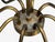 1950s Mid-Century Modern Fog & Mørup, Tulip Chandelier, Opal Glass, Brass For Sale - Image 12 of 12