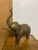 Vintage Mid 20th Century Brass Elephant Sculpture For Sale - Image 4 of 5