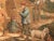 Textile 19th Century French Hand-Painted Pastoral Canvas After David Teniers For Sale - Image 7 of 7