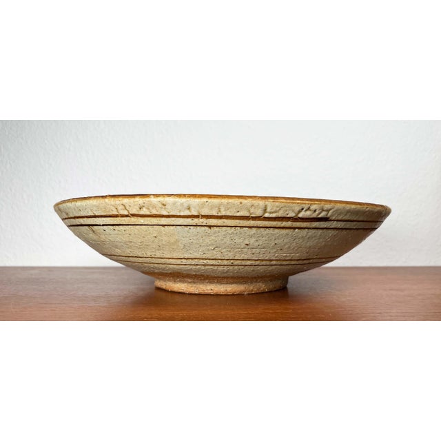 Large Mid-Century Modern Danish Studio Pottery Bowl from Kirsten Winther Johannsen, 1960s For Sale - Image 18 of 18