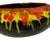 Vintage Mid Century Modern 1960s Studio Pottery Ceramic Vase Large Bowl Catch All Planter Drip Lava Fire Glaze For Sale In Palm Springs - Image 6 of 6