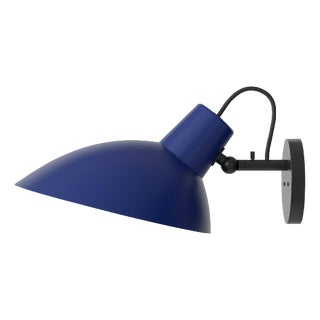 VV Cinquanta Black and Blue Wall Lamp by Vittoriano Viganò for Astep For Sale
