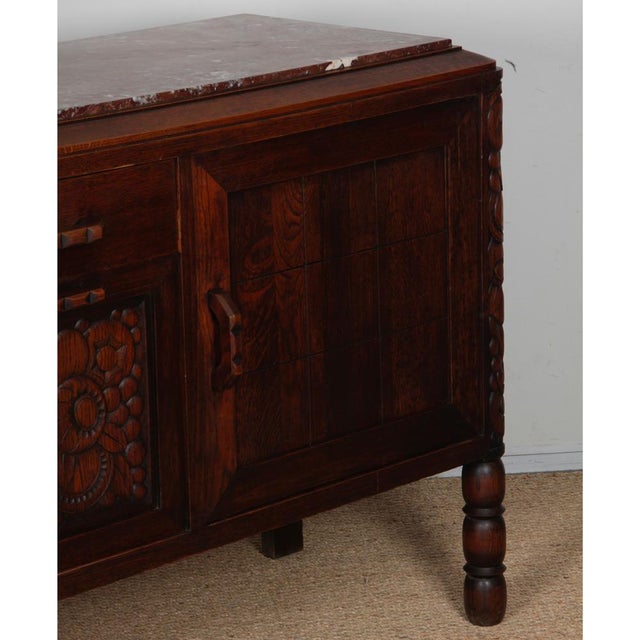 Vintage French Art Deco Sideboard, 1930s For Sale - Image 6 of 11