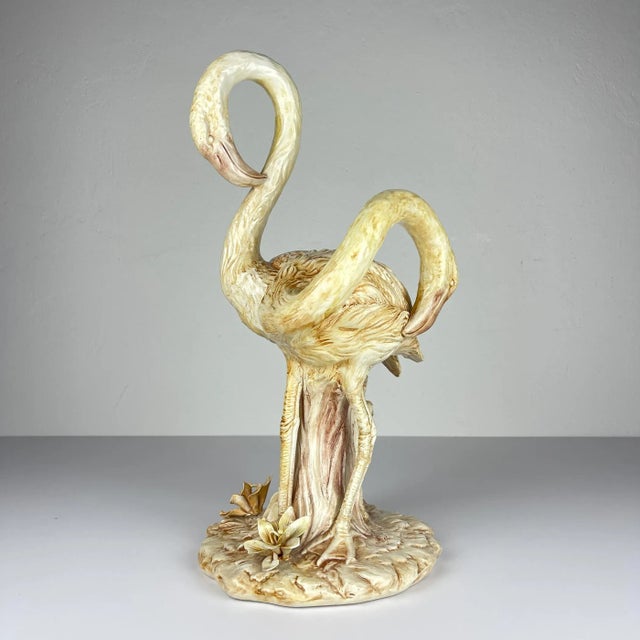 Original Ceramic Sculpture of Flamingo from Bassano, Italy, 1970s-1980s For Sale - Image 17 of 17