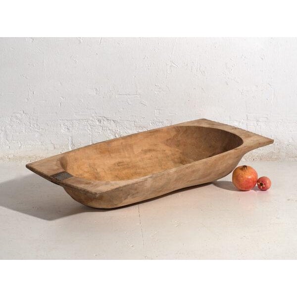 Antique Primitive Wooden Bowl For Sale - Image 9 of 9