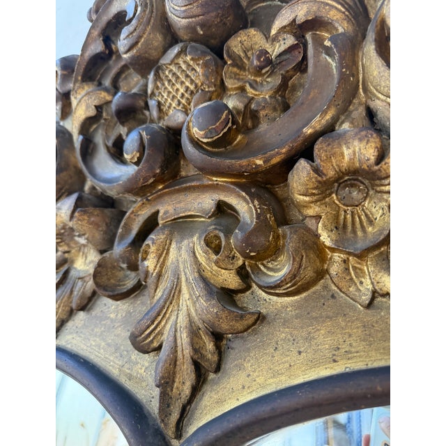 Antique Wooden Fireplace Mirror, 1800 For Sale - Image 15 of 18