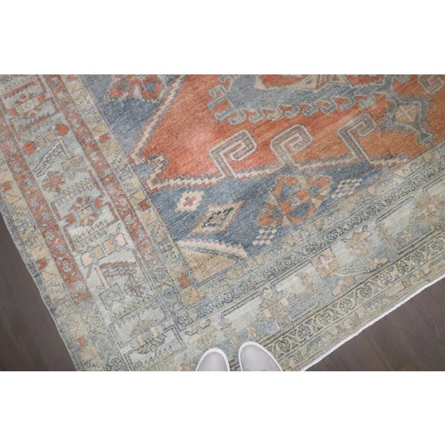 a 1930s Persian Veece Geometric Antique Rug