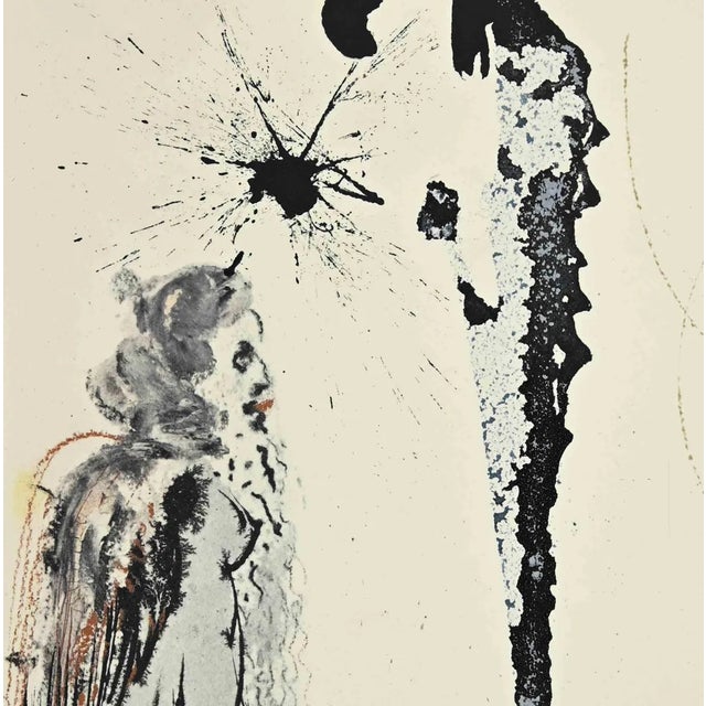 Idolum Nomine Bel is a Color lithograph on heavy rag paper realized in 1964. It is part of Biblia Sacra vulgatæ edition is...