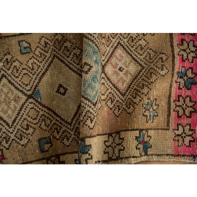 Vintage Distressed Oushak Rug Mat - 1'9" x 3' For Sale In New York - Image 6 of 8