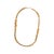 Modern Late 20th-Century 14k Yellow Gold Diamond Box Link Bracelet For Sale - Image 3 of 4