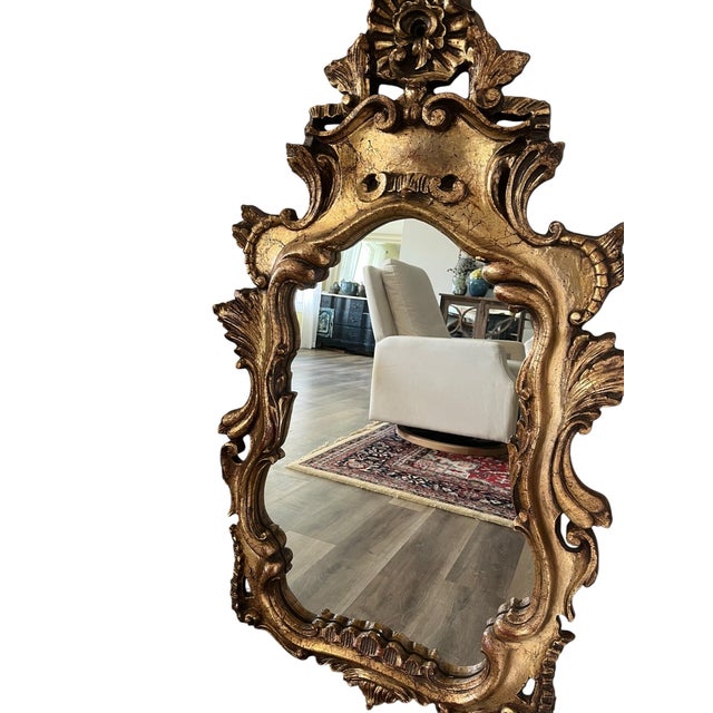 Mid 20th Century Baroque Mirror For Sale - Image 4 of 8