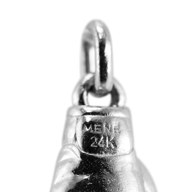 Modern Mene Pure Platinum Boxing Glove Pendant For Sale - Image 3 of 3