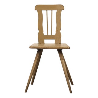 Primitive Rustic Farmhouse Wabi Sabi Mountain Chair, 1800s For Sale