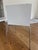 2010s Cb2 White Slim Chairs-3 in Set For Sale - Image 5 of 6