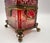 Red Bohemian Glass Jewelery Box, 1800s For Sale - Image 8 of 12