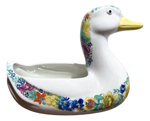 Decorated Ceramic Duck by Fornasetti, 1960s