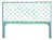 Mar Headboard King, Turquoise For Sale