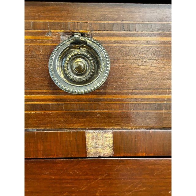 Late 19th Century French Louis XVI Style Secretary Desk With Cabinet Storage For Sale - Image 13 of 13