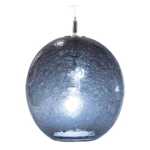 Solaris Pendant Light from the Boa Lantern Collection in Steel Blue For Sale