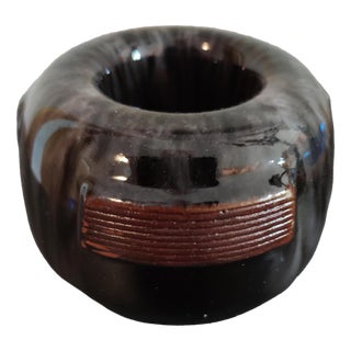 German Art Nouveau Studio Ceramic Candleholder by Theodor Keerl, 1890s For Sale