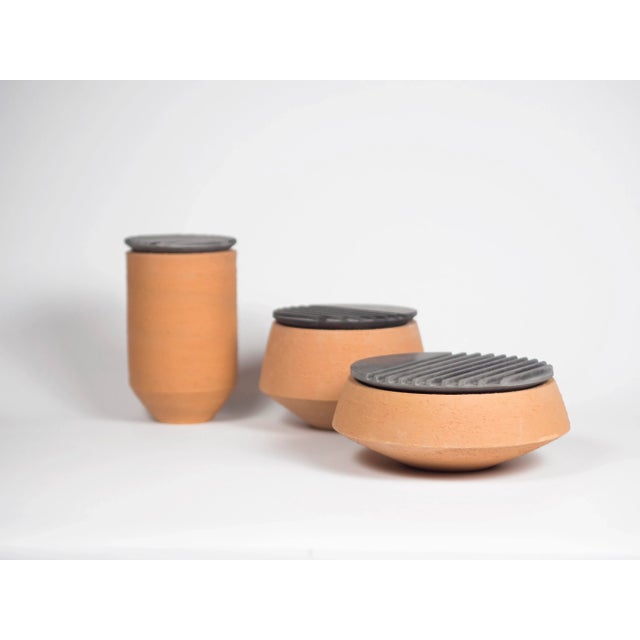 Stone Traccianti Centerpieces by gumdesign for La Casa di Pietra, Set of 3 For Sale - Image 7 of 7