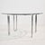 Italian chrome dining set from the 1980s. The set consists of six chairs and one dining table. The chair’s cantilever base...