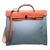 Hermes Blue Canvas Toile Herbag Tote For Sale