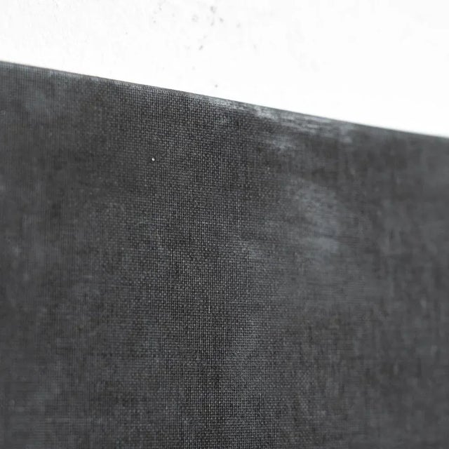 Enrico Della Torre, Art Black Composition, Charcoal on Canvas, 2017 For Sale - Image 9 of 12